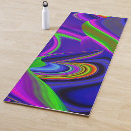Summerrainbow , Abstrakt 3D Rainbowart Yogamatte