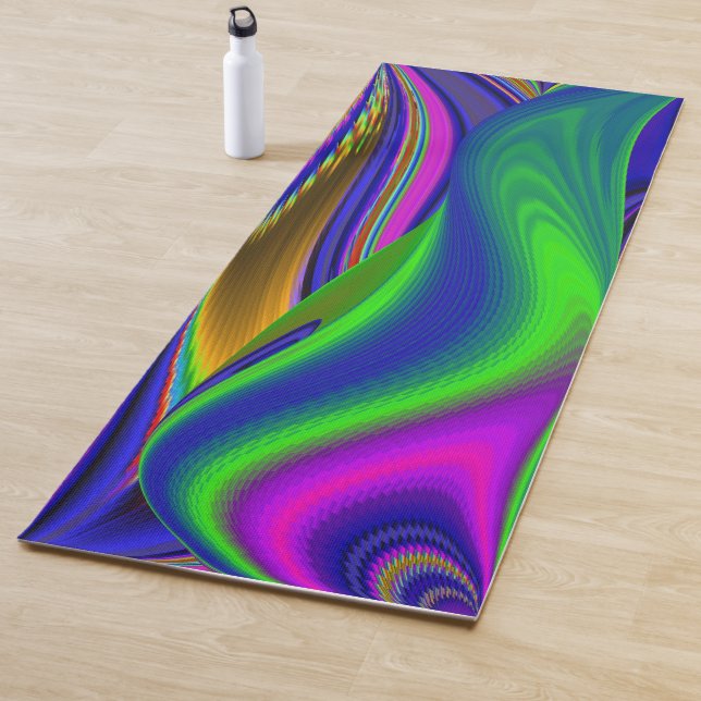 Summerrainbow , Abstrakt 3D Rainbowart Yogamatte (Beispiel)