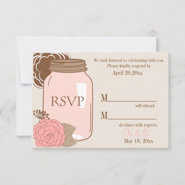 Summer's Dream UAWG Insert RSVP Karte (Vorderseite)