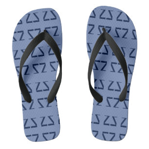 Summertime-Blues Flip Flops