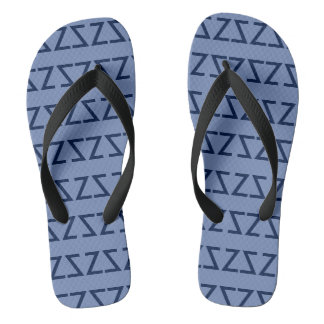 Summertime-Blues Flip Flops