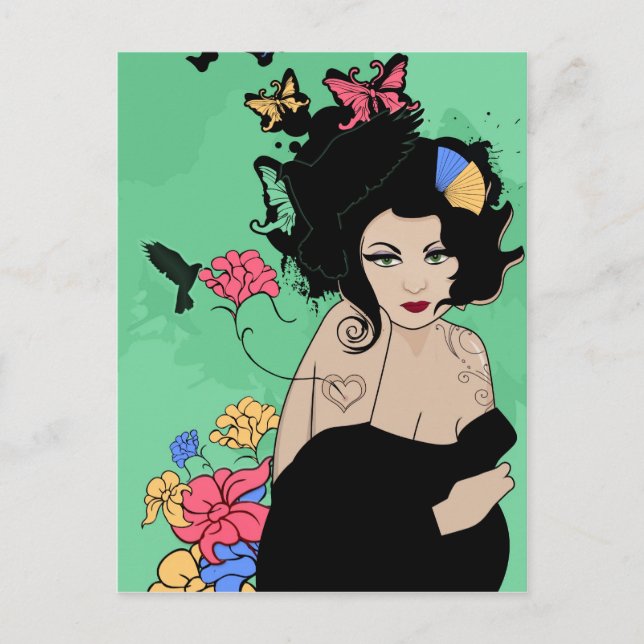 Summertime Fairy Postkarte (Vorderseite)