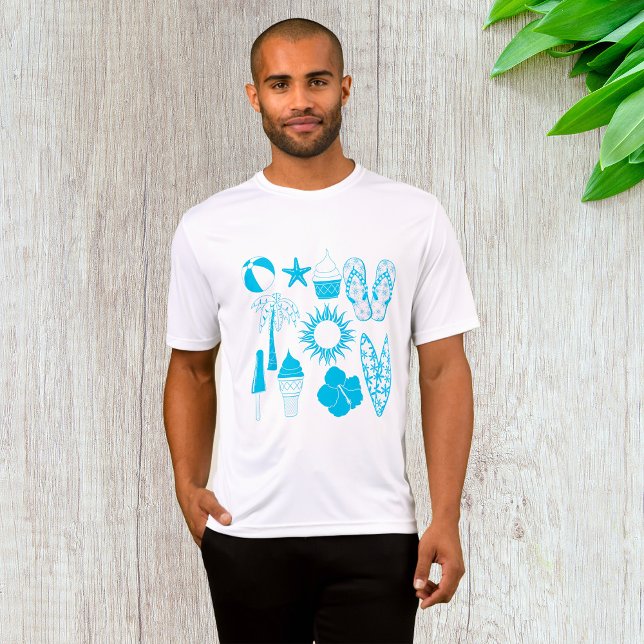 Summertime Icons Mens Active T-Shirt (Von Creator hochgeladen)