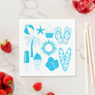 Summertime-Icons Serviette