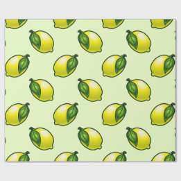 Summertime Lemon Geschenkpapier