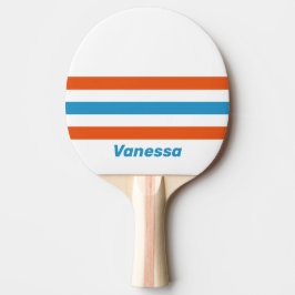 Summertime Nostalgic Across Striping with Name Tischtennis Schläger