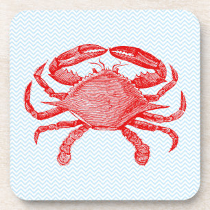 Summertime Seafood Crab Picnic Untersetzer