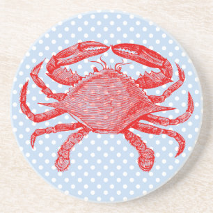 Summertime Seafood Crab Picnic Untersetzer