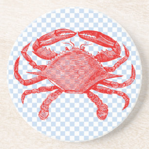 Summertime Seafood Crab Picnic Untersetzer