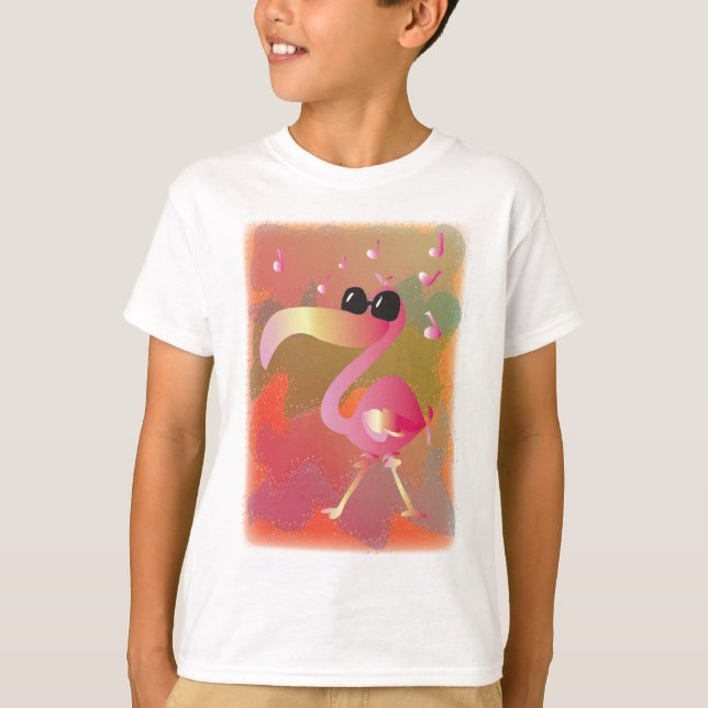 Summerwavesflamingo T-Shirt (Vorderseite)