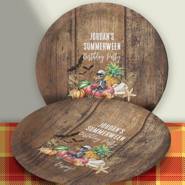 Summerween Birthday Party Pappteller (Von Creator hochgeladen)