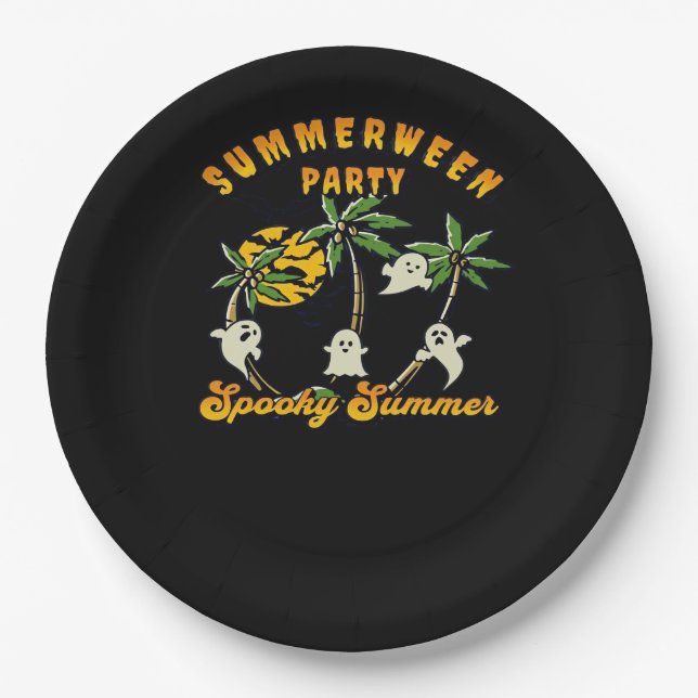 Summerween Classic Viral Pappteller (Vorderseite)
