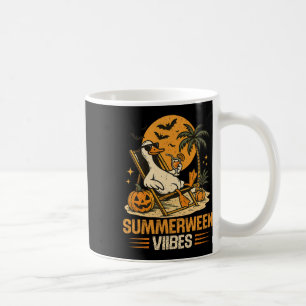 Summerween Goose Spooky Halloween Pumpkin Beach Su Kaffeetasse
