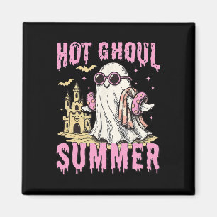 Summerween Hot Ghoul Summer Funny Niedlich Ghost P Magnet