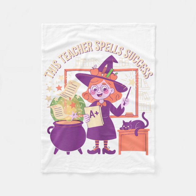 Summerween Skeleton Beach Party Halloween Vibes Fleecedecke (Vorderseite)