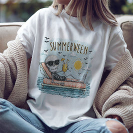 Summerween Skeleton Beach T - Shirt