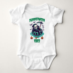 Summerween Stimmung – entspannter Sensenmann Baby Strampler
