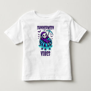 Summerween Stimmung – entspannter Sensenmann Kleinkind T-shirt