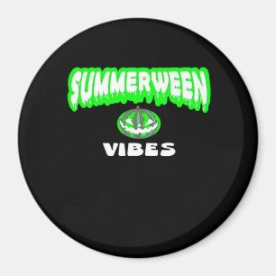 Summerween Vibes Classic Magnet