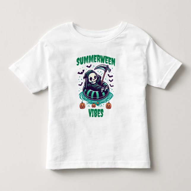 Summerween Vibes – Reaper Relaxed Kleinkind T-shirt (Vorderseite)