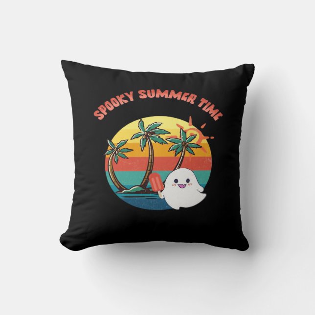 Summerween Vibes - Spooky Summer Time Classic Kissen (Vorderseite)