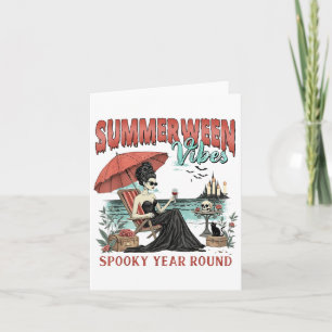 Summerween Vibes Spooky Year Round Chill Girls Karte