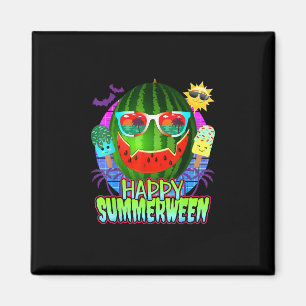 Summerween Wassermelonen-Kürbislaterne Magnet
