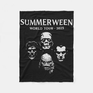 Summerween World Tour 2025 Monster Halloween-Spaß Fleecedecke