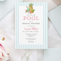 Summery Boissons tropicales douche Invitation