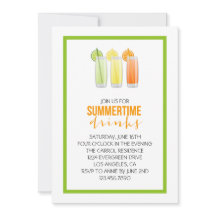 Summery Drinks Party Einladung