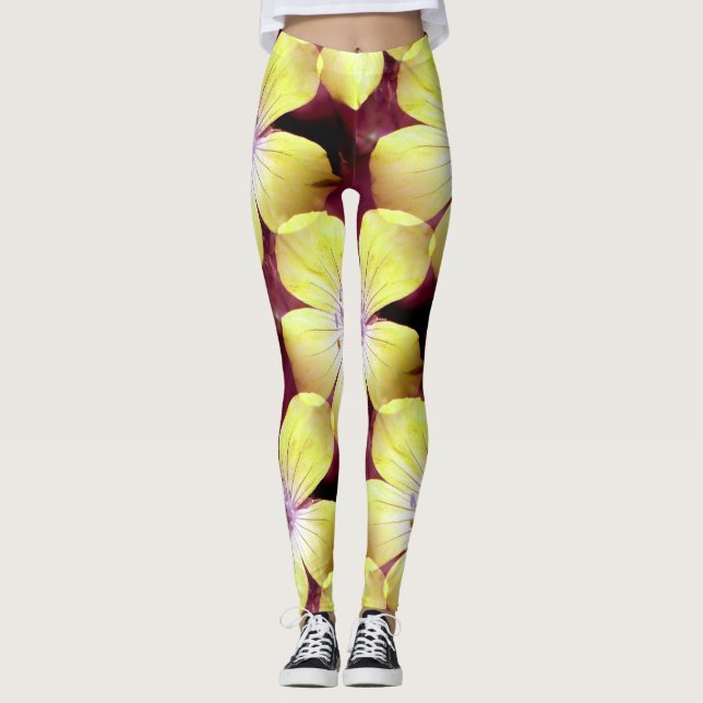 Summery Gelb.... Leggings (Vorderseite)