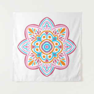 Summery mandala wandteppich