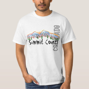 Summit County Colorado Wertt-stück T-Shirt