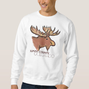 Summit Landkreis Colorado Brauner Elche Unisex Shi Sweatshirt
