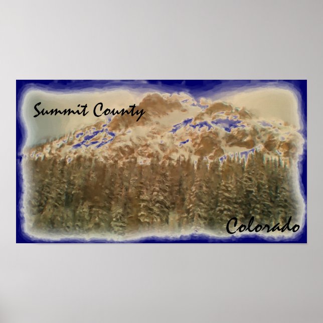 Summit Landkreis Colorado Poster (Vorne)