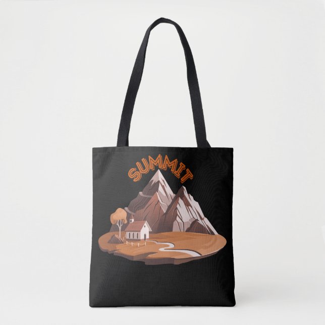 ​Summit Mountain Adventure Nature Lover Drawstring Tasche (Vorderseite)