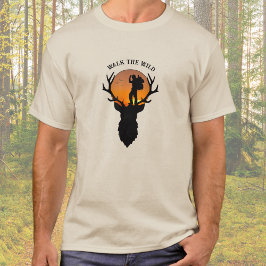 Summit Seeker Walk the Wild Wandern Männer T - Shi T-Shirt