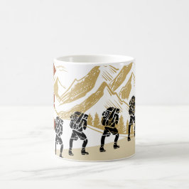 Summit Sipper Adventure Awaits with Our Hiking Mug Kaffeetasse