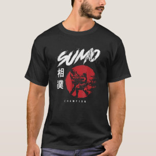 Sumo Champion Japanischer Sumotori Sumo Wrestling T-Shirt