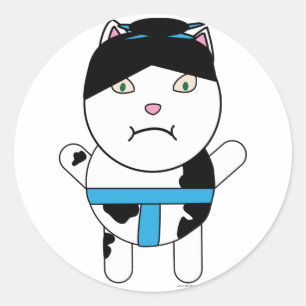 Sumo Kitty Sticker