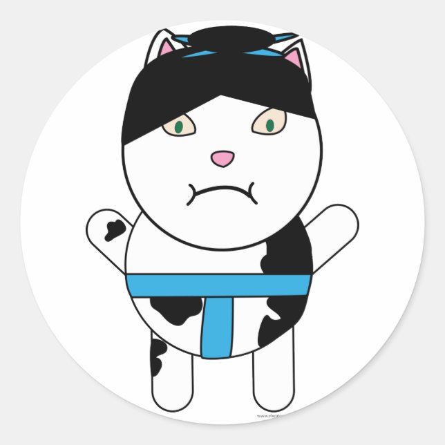 Sumo Kitty Sticker (Vorderseite)