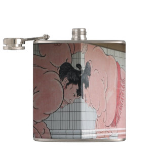 Sumo Mural Kunst Flachmann