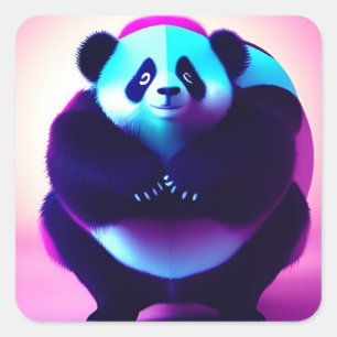 Sumo Panda Le Gnasher Bambou, Stickers