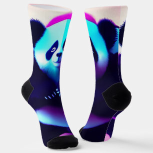 Sumo Panda The Bamboo Gnasher, Crew Socken