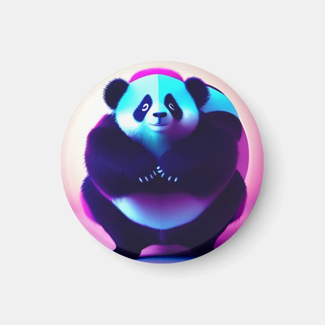 Sumo Panda The Bamboo Gnasher, Magnet (Devant)