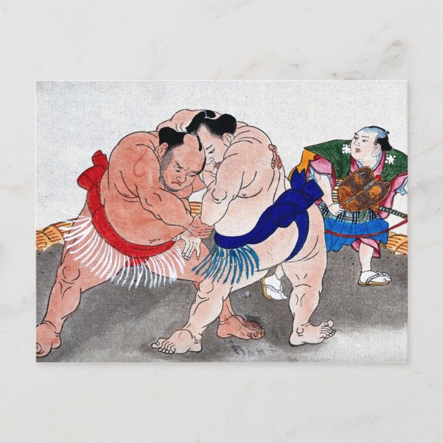 Sumo Postkarte (Vorderseite)