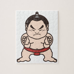 Sumo-Ringkämpfer-Cartoon-Japan-Japaner-Wrestling