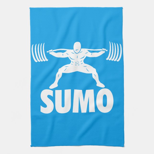 SUMO SQUAT - Kraftvoller Motivierend Küchentuch (Vertikal)