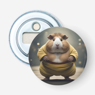 "Sumo Squeakdown: Der mächtige Meerschweinchen-Rin Flaschenöffner