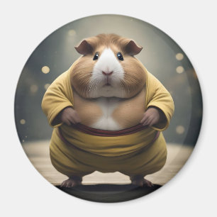 "Sumo Squeakdown: Der mächtige Meerschweinchen-Rin Magnet